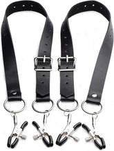Master Series Labia Spreader Straps with Clamps Pussy And Clit Toys